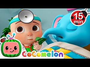 Emmy's Sick Song + MORE CoComelon JJ's Animal Time Kids Songs | Animal Songs for Babies
