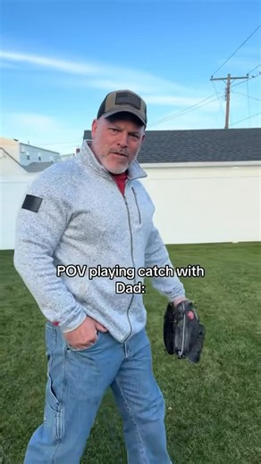 Jay Lab on Instagram: "But Dad this IS a light catch🤣 ————————— #baseball #softball #ilovebaseball #baseballplayer #baseballdad"