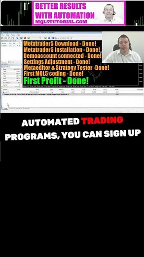 MQL5 Tutorial How to become profitable with automated trading #mql5 #forex #trading