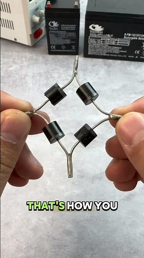 How to Make Bridge Rectifier Using 4 Diodes. DIY Electronics #bridgerectifier #rectifierbridge