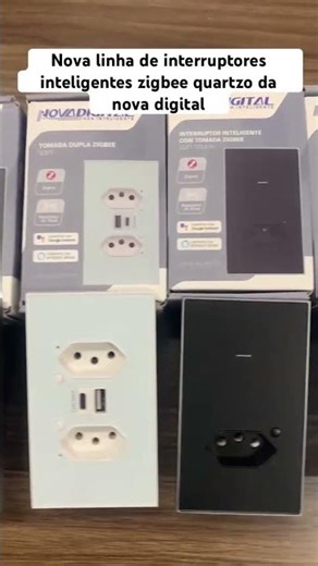 Linha quartzo da nova digital . #casainteligente #novadigital #smarthome