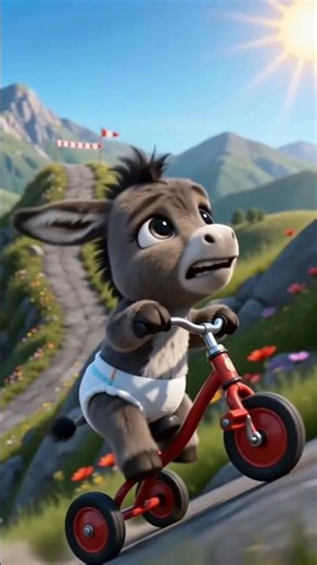 🚵‍♂️⛰️🫏 El Burrito sube una montaña en triciclo y lo consigue