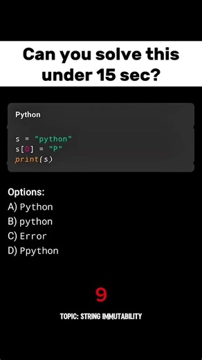 Solve this python quiz and comment your answer!! #python #shorts #programming #coding
