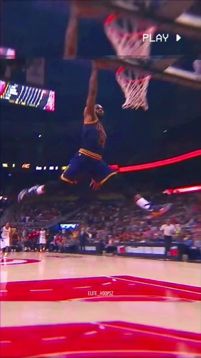 LeBron James Emulates Michael Jordan's Iconic Dunk Logo
