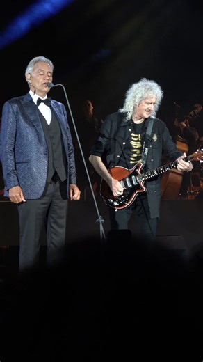 Dennis ✨ | Brian May joins Andrea Bocelli on stage with epic guitarsolo for 'Canto Della Terra' - Full Performance | Live at Lajatico, Italy. July 26,... | Instagram