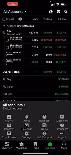 📈Trade Automation Experiment for SPX Weekly Options in ThinkorSwim