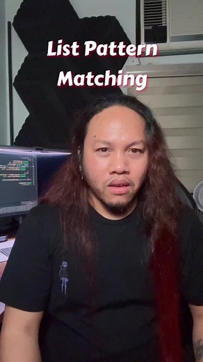 Sample list pattern matching in C# using console application 😊 #programming #programmer #softwaredeveloper #softwareengineer #fullstackdeveloper #codingtiktok #codinglife #edutok #eduwow #fyp #fypシ゚viral #fypage #foryou #foryoupage #fracemarteja #programmertv
