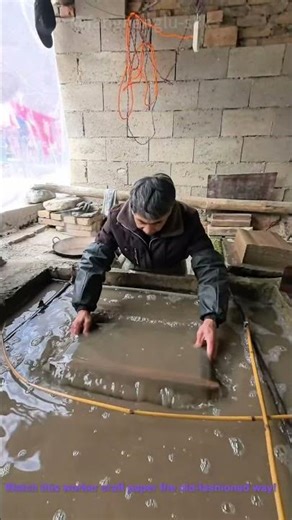 Traditional Papermaking Process: Hand-Making Paper From Pulp