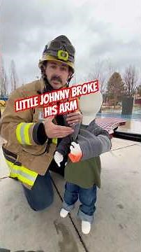 Broken arm first aid! #firstaid #emergency #family #toddlers