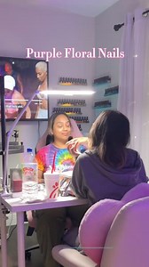 18K views · 678 reactions | Purple Florals on LONG NATURAL NAILS 請✨ Y’all asked & I AM DELIVERING 欄 here’s the purple nails from the last video that got chopped 沈 I hope you enjoy these nails in all their true glory 﫶 Using @vbeautypure use code FA to save at checkout 笠懶 Large Barrel Bit Gel Polish #089, #090, #151, #109, #101 Liner Brush S & Shick Brush #vbp #teamvbp #vbeautypure #floralnail #purplenail | Slayeddbykayllc | Facebook