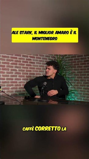 Ale Stark, il miglior amaro è il montenegro!