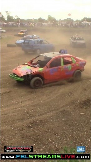 #short 1800s heat 1b Dizzy bangers Spinout great racing dusty dirt racetrack 01062025 #shorts