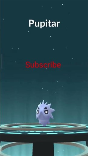 Evolving a Larvitar in pokemon go