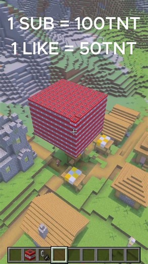 THE ENDING IS WILD?!?! 🤪🤪🤪#minecraft #tntchallenge #tnt #gaming #explosion #viral #meme