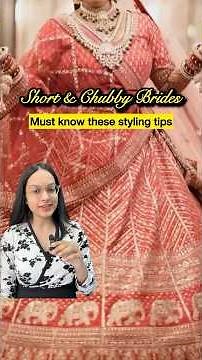 Short & Chubby brides❤️#bridetobe #bridaltips #wedding #bridalstyling #shorts #weddingtips #bride