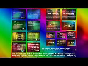 PBS Rebrand 2002 - Primary Themes (V1, V2, V3, V4 & V5) - My ORIGINAL Version!