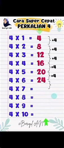 QUICK WAY TO MULTIPLY #multiplication #multiplicationtrick #trikmatematika #matematika #perkalian