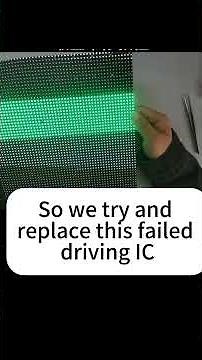 how to repair LED modules/LED display/LED screen/LED panel