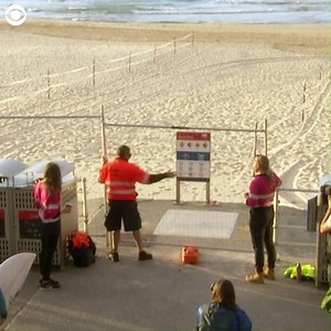 6.8K views · 39 reactions | Surfers and swimmers returned to the waves at Bondi Beach in Sydney, Australia on Tuesday. The beach was closed last month to help slow the spread of the coronavirus. Officials said sunbathing is still not allowed and the hours will be limited. | Cleveland 19 News | Facebook