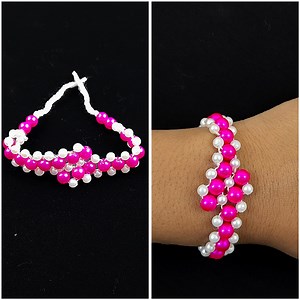 8.8K views · 128 reactions | Diy Easy bracelet || How to make beads bracelet || friendship band / bracelet | Dian Diy Tech | Facebook