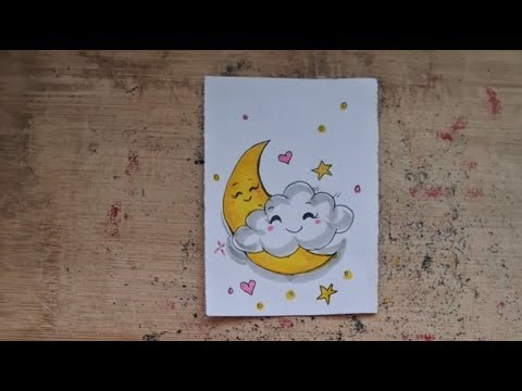 how to draw scenery ,landscape painting step by step|| easy landscape drawing for beginner