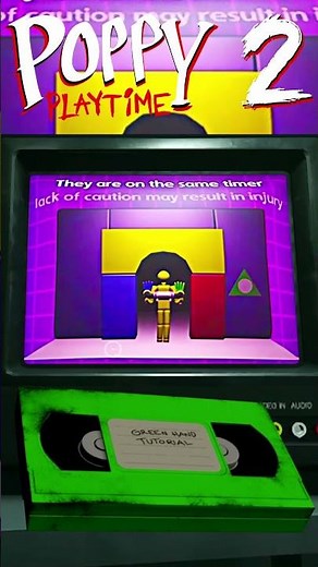 POPPY PLAYTIME 2 VHS 2 - GREEN HAND TUTORIAL!