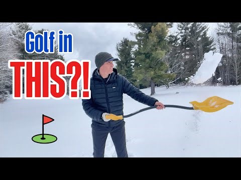 I Tried Playing 9 Holes of Golf in the Snow | Winter Golf Challenge