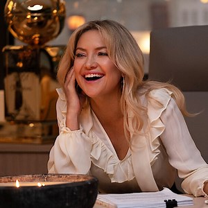 The ball's in her court now. Kate Hudson stars in a new comedy series, RUNNING POINT. Now playing Netflix. | Netflix