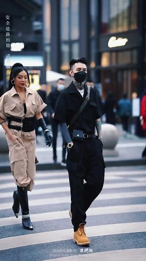 Chinese Street Fashion Couple , Ootd Boys Style#runway #outfit #2023 #fyp #streetfashion #china #coupletiktok #viral #foryou