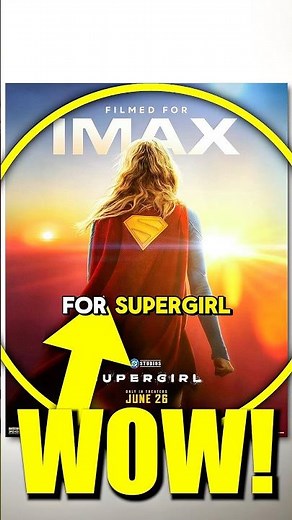 SUPERGIRL NEW POSTER REVEALED! 🤯 HOPEFUL AND BRIGHT!