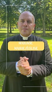 Quelle est la différence entre le mariage civil et le mariage religieux ? Pourquoi les catholiques doivent-ils se marier à la mairie avant de se marier religieusement ? 🤵‍♂️💍👰‍♀️ #mariage #homme #femme #amour #engagement #mariagecivil #mairie #loi #religion #foi #catholique #chretien | Abbé Matthieu Raffray