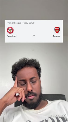 Arsenal Don’t even think about losing to Brentford… 3 points is a must #fyp #peakfighter #mancity #arsenal