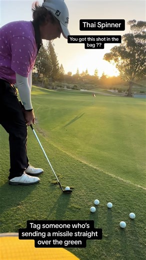Thai Spinner🔥🔥 #golf #spin #fyp #golffyp #thaispinner #chipping #golftiktok #pgatour