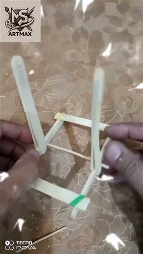 DIY Mini Catapult with Ice Cream Sticks