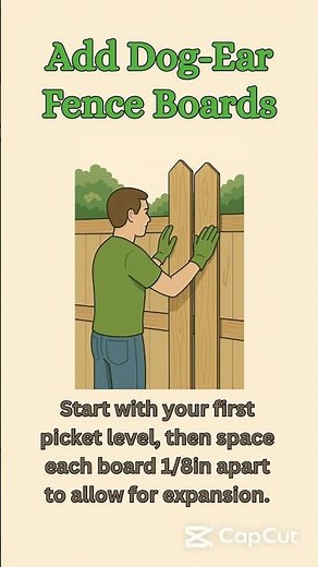 How to Build a Dog-Ear Fence