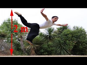 Shaolin Kung Fu Wushu Tutorial, Butterfly Kick Training Step by Step for Beginners