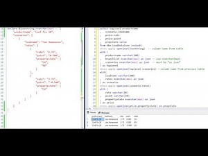 Parse JSON document using JSON functions provided by SQL Server