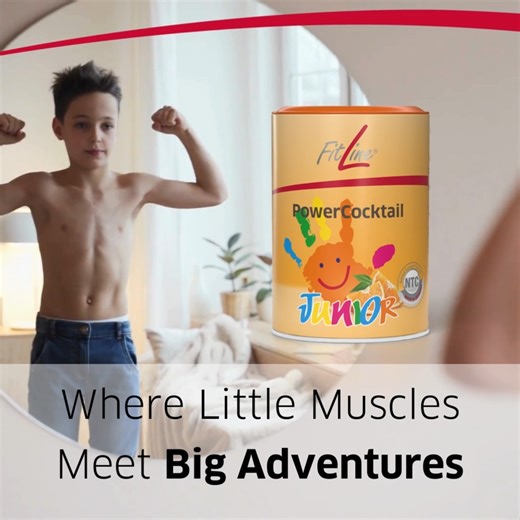 With PowerCocktail Junior, your kid is sure to conquer more than just the playground! 💥💪🦸‍♂️ #fitline #fitlinepowercocktailjunior | PM-International USA