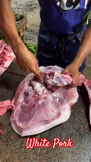 Traditional Pork Meat Cutting Process | Fresh Village Pork Butchering | MrBealia #porkcuts #Shorts