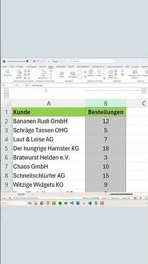 Spalten in Excel mit ➕ einklappen #excel