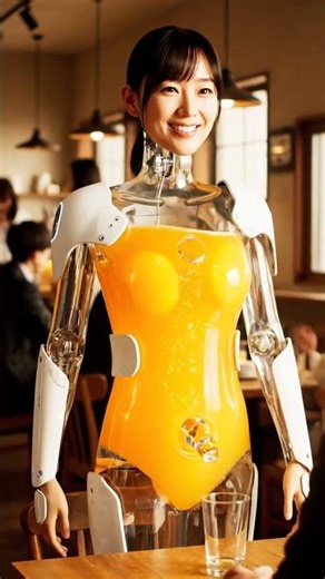 Delicious Orange Juice Dispenser Robot