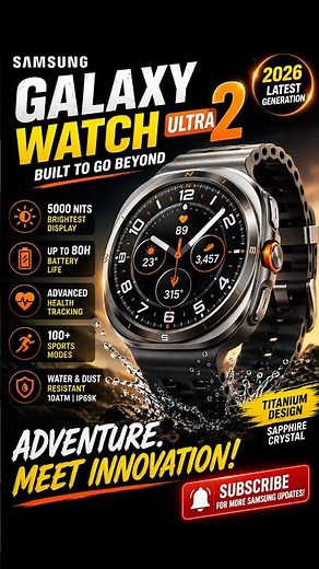 🔥 Samsung Galaxy Watch Ultra 2 – 10 Amazing Features You Must See! ⌚🤯
