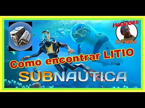 Como conseguir LITIO en Subnautica - Tutorial