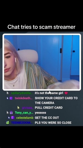 Chat caught greedia #jenn #jennmcallister #jennmcallisterclips #beautifulwoman #scammedonroblox (Clipped from @jennmcallister’s Twitch)