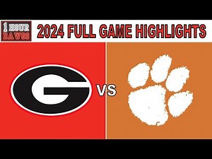Georgia vs Clemson 2024 | Full Game Highlights - Every Play | College Football Week 1 | 1 Hour Dawgs