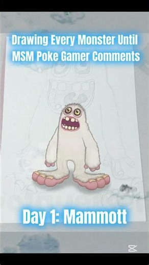 Day 1 of Drawing Every MSM Monster Until ‪@MSMPokeGamer‬ comments #mysingingmonsters #msm #edit #fyp