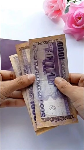 homemade gifts made origami envelope ✉️💵//paperwork//