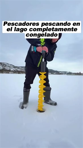 Ice Fishing Adventure on a Frozen Lake