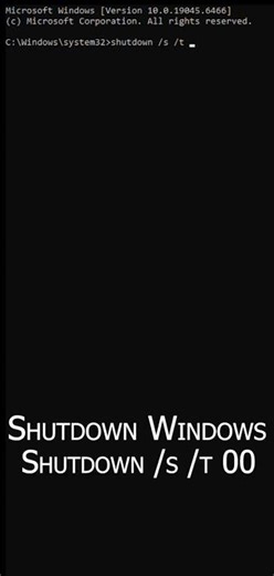 How to Shutdown Windows using Command #shutdown #windows #command #script #useful #knowledge
