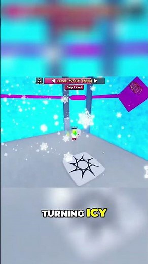 turning into an ice block in roblox’s coldest room... #roblox #robloxshorts #gaming